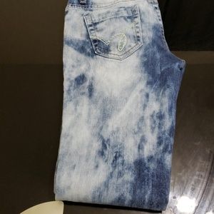 bleached denim